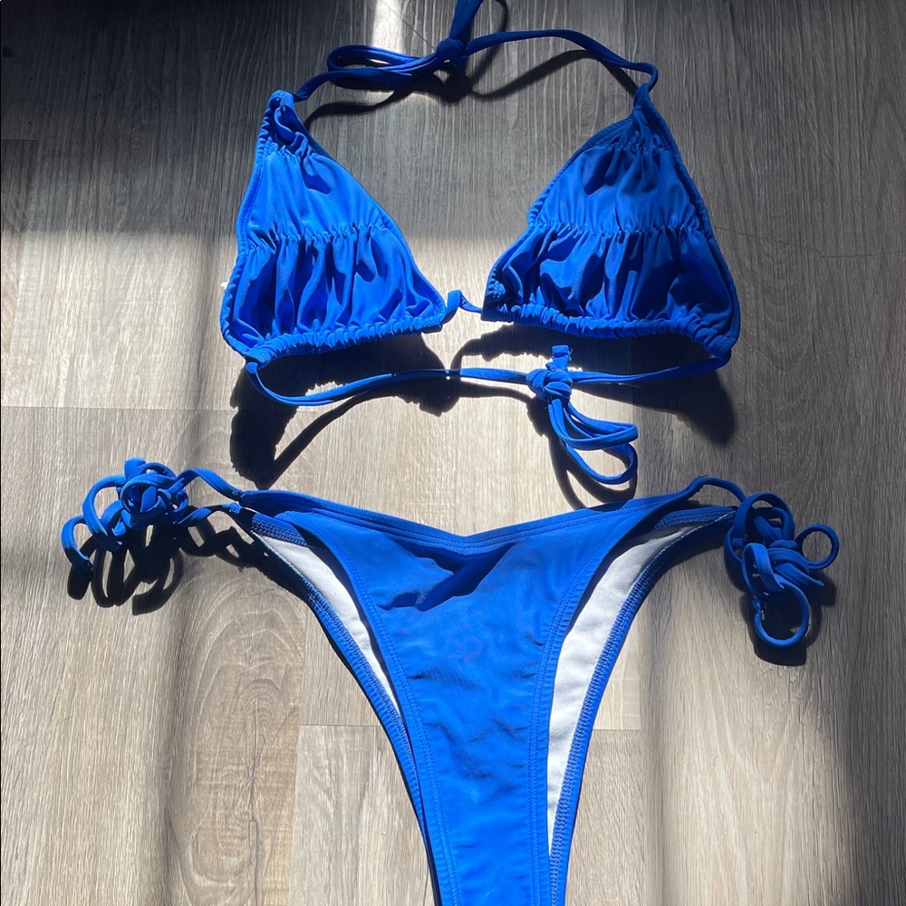 Vibrant Blue Bikini Set S/M